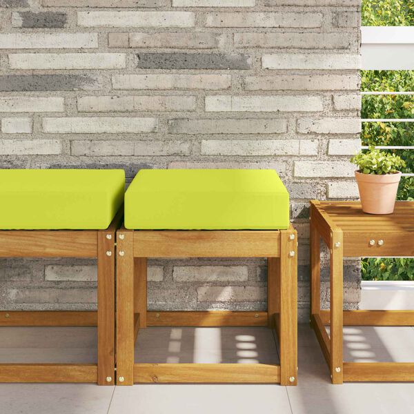 vidaXL Lauko Sėdimosios Pagalvė Žalia 40 x 40 x 8 cm 100% poliesteris