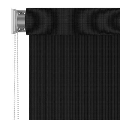vidaXL Lauko roletas, juodos spalvos, 160x230cm