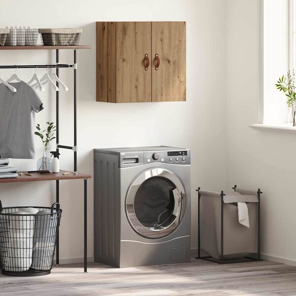 vidaXL Sieninė spintelė artisano ąžuolo 60 x 31 x 60 cm