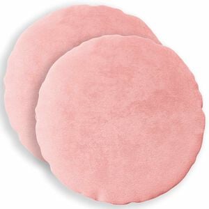 vidaXL Pagalvėlės užvalkalas 2 pcs HEERLEN Rožinė &Oslash; 30 cm Flanelė