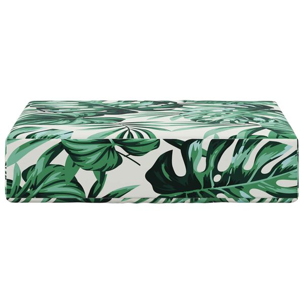 vidaXL Lauko Sėdimosios Pagalvė Lapų ra&scaron;tas 40 x 40 x 8 cm