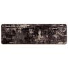 vidaXL Kilimėlis MARSA Juoda 100 x 350 cm Poliesteris ir PVC