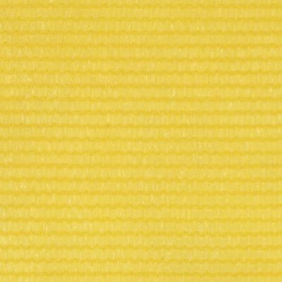 vidaXL Balkono pertvara, geltonos spalvos, 90x500cm, HDPE