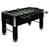 vidaXL Stalo futbolo stalas, juodas, plienas, 60kg, 140x74,5x87,5cm