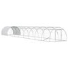 vidaXL Vi&scaron;tų būdas Sidabrinė 1000 x 150 x 100 cm Galvanizuotas plienas