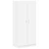vidaXL Drabužių spinta, baltos spalvos, 90x52x200cm, apdirbta mediena