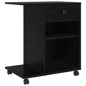vidaXL Spausdintuvo laikiklis Juodojo ąžuolo 60 x 40 x 68,5 cm