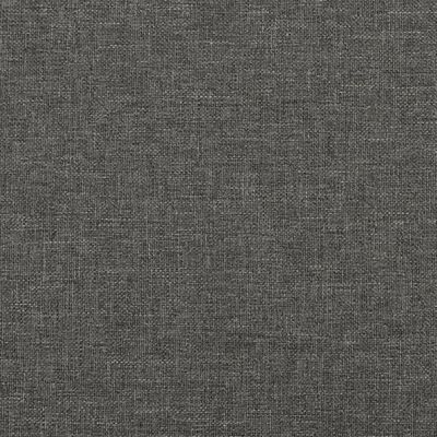 vidaXL Lovos rėmas, tamsiai pilkos spalvos, 120x190cm, audinys