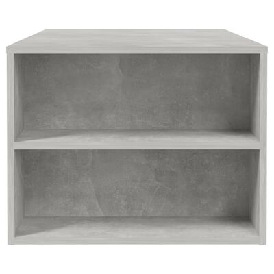 vidaXL Kavos staliukas, betono pilkas, 102x55x42cm, apdirbta mediena