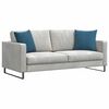 vidaXL Sofa Pagalvės 2 pcs Mėlyna 45 x 45 cm Kordūrinis audinys