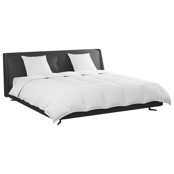 vidaXL Antklodžių rinkinys su pagalve 3 pcs Balta Plunksna