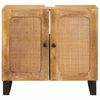 vidaXL Vonios kriauklės spinta Ruda 62 x 33 x 58 cm Kietas mango medis