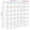 vidaXL Vyno laikiklis 42 buteliams, 68,5x23x68,5cm, pu&scaron;ies masyvas