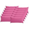 vidaXL Pagalvėlės užvalkalas 12 pcs HEERLEN Rožinė 40 x 80 cm