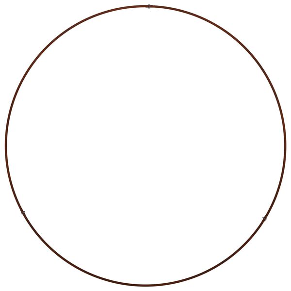 vidaXL Vazonų žiedas Ruda 80 x 80 x 20 cm