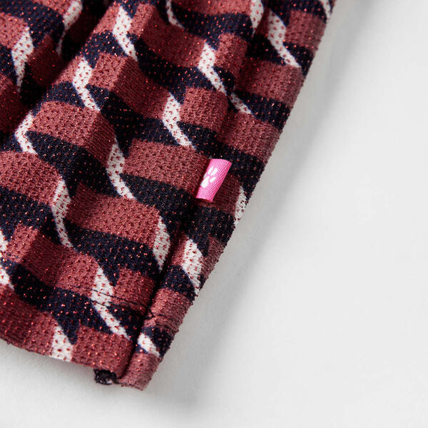 Vaikiškas klostuotas sijonas su blizgučiais, mėlynas, 116 dydžio