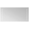 vidaXL LED vonios veidrodis Skaidrus 40 x 20 cm grūdintas stiklas