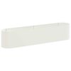vidaXL Pakelta sodo lova Balta 200 x 40 x 40 cm