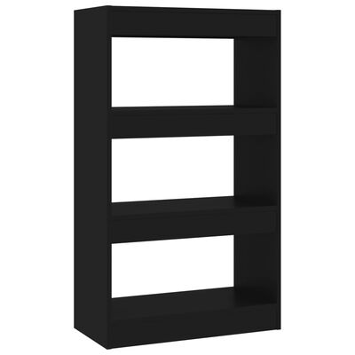 vidaXL Spintelė knygoms/kambario pertvara, juoda, 60x30x103cm, MDP