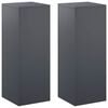 vidaXL Augalų stovas 2 pcs Antracito 30 x 30 x 80 cm
