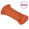 vidaXL Valties virvė, oranžinės spalvos, 3mm, 250m, polipropilenas