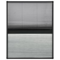 vidaXL Tinklelis nuo vabzdžių langams, 60x80cm, aliuminis, plisuotas