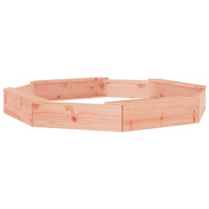 vidaXL Smėlio dėžė su sėdynėmis, douglas eglės masyvas, a&scaron;tuonkampė