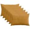 vidaXL Pagalvėlės užvalkalas 6 pcs ALMELO Geltona 50 x 80 cm mančester