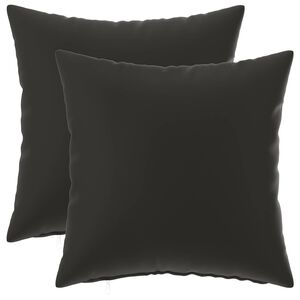 vidaXL Pagalvėlės užvalkalas 2 pcs HEERLEN Juoda 30 x 30 cm