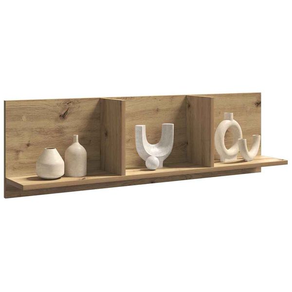 vidaXL Sieninė spintelė, artisano, 100x16,5x30cm, apdirbta mediena