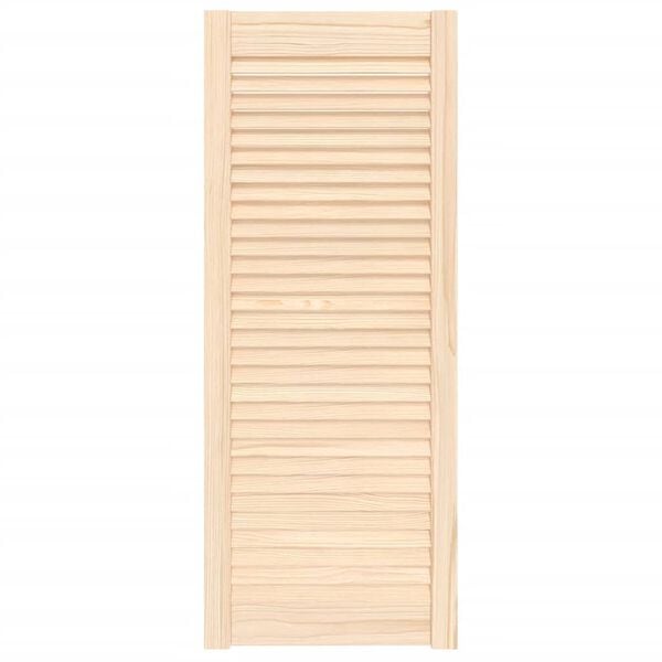 vidaXL Spintelės durelės, 99,3x39,4cm, pušis, žaliuzių dizaino