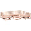 vidaXL Sodo sofos komplektas, 8 dalių, douglas eglės medienos masyvas