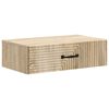 vidaXL Sieninis &scaron;oninis staliukas 59 x 34,5 x 17 cm Apdirbta mediena