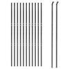 vidaXL Vielinė tinklinė tvora, antracito, 1,6x25m, plienas