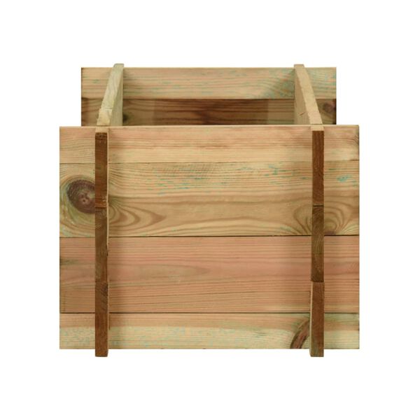 vidaXL Aukštas lovelis daržovėms, 80cm, impregnuota pušies mediena