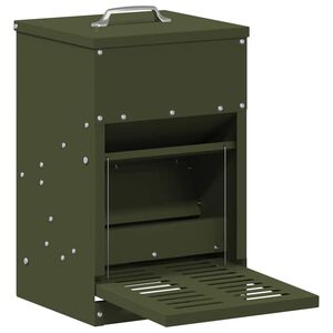 vidaXL Vi&scaron;tų treadle &scaron;ėrykla Alyvuogių žalia 25 x 42 x 40 cm