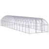 vidaXL Lauko narvas vi&scaron;čiukams, 3x12x2m, galvanizuotas plienas