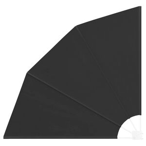 vidaXL Balkono privatumo ekranas 140 x 140 cm Poliesteris Juoda