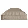vidaXL Pallet pagalvių rinkinys 2 pcs Taupe 150 x 40 x 8 cm
