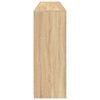 vidaXL Šoninė spintelė su LED lemputėmis, ąžuolo, 181,5x37x100cm
