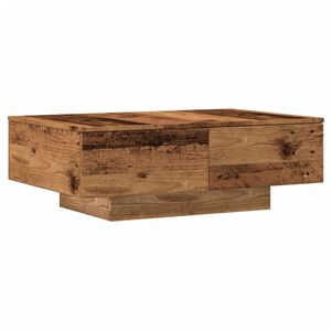 vidaXL Kavos staliukas, medienos, 90x60x31cm, apdirbta mediena