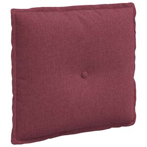 vidaXL Apsaugos Pagalvė Vyno raudona 50 x 19 x 45 cm audinys