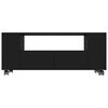 vidaXL Televizoriaus spintelė, juodos spalvos, 120x35x48cm, mediena