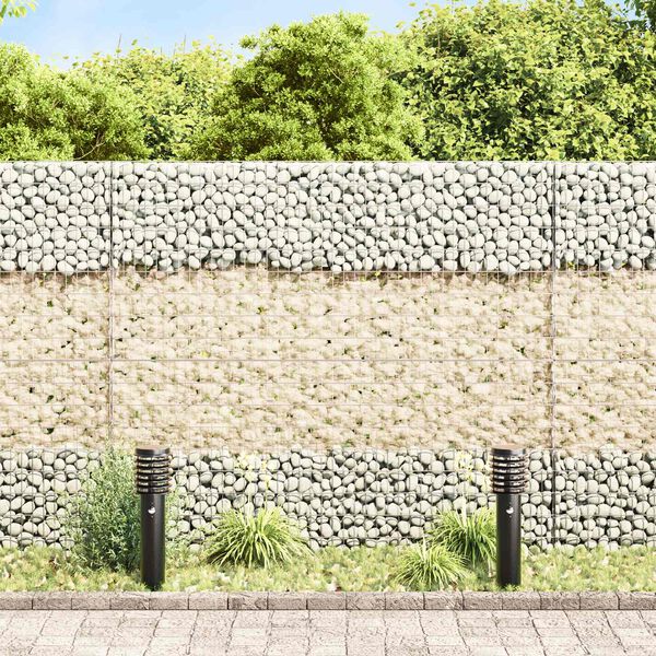 vidaXL Sodo Akmenys Auksinė 12 cm Stiklas