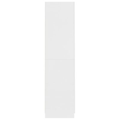 vidaXL Drabužių spinta, baltos spalvos, 90x52x200cm, MDP