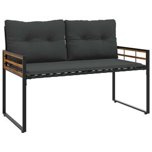 vidaXL Medinis sluoksnio suolelis 114 x 55 x 77 cm Blanki pilka