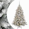 vidaXL Dirbtinė Kalėdų eglutė su burbulais 150 cm 150 LED &Scaron;ilta balta