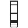 vidaXL Sandėliavimo lentyna, juoda, 60x30x105cm, apdirbta mediena
