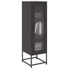 vidaXL Highboard Black 36x39x123 cm &Scaron;altai valcuotas plienas