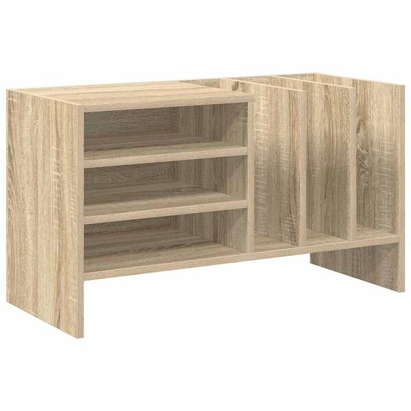 vidaXL Plok&scaron;telių spintelė su lentyna Sonoma ąžuolas 78,5 x 35 x 45 cm